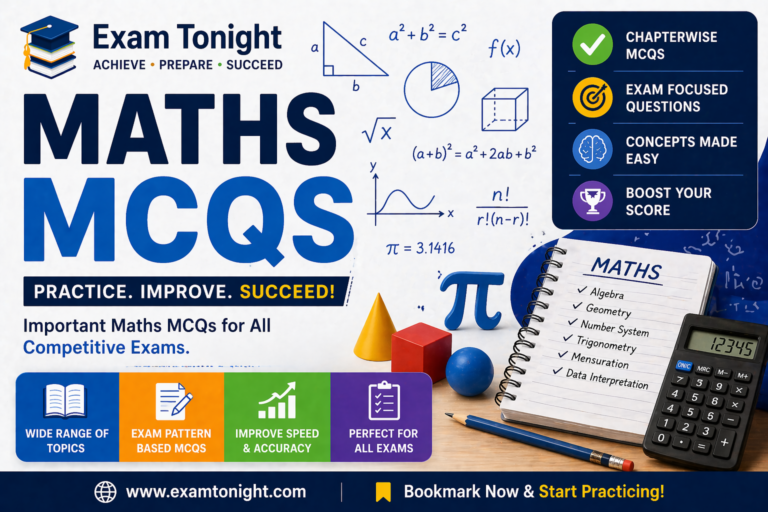 Maths Mathematics MCQs 2026 from Past Papers FPSC NTS PPSC CSS Arithmetic Percentage